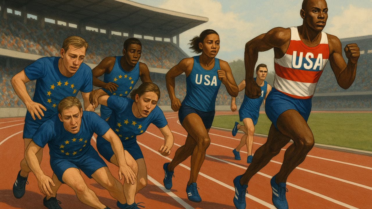 “European startups are asked to run a marathon with their shoelaces tied”