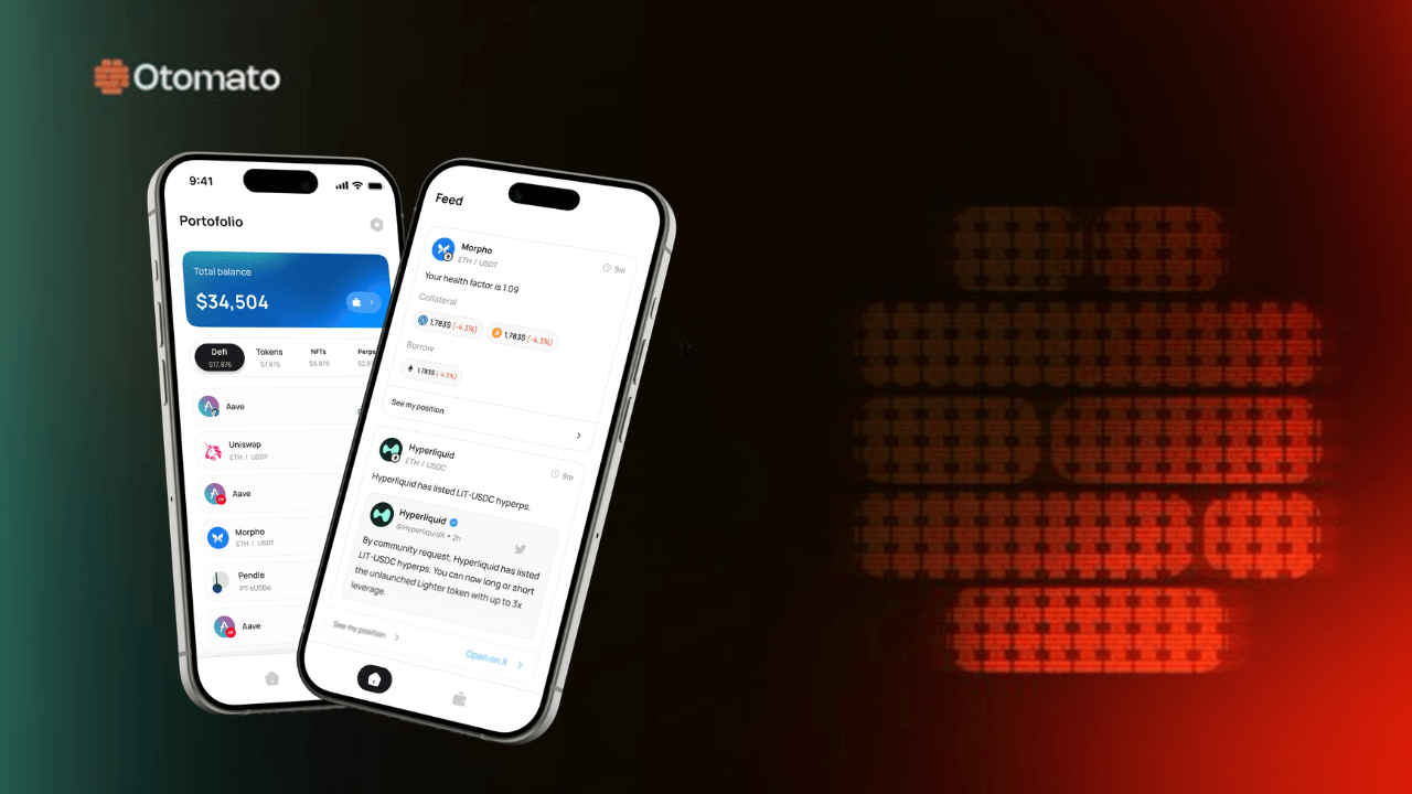 Otomato raises $2M from Improbable to build real-time intelligence layer for DeFi users